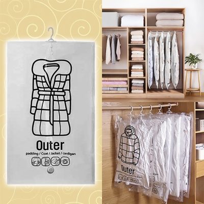 Závěsné vakuové úložné pytle - (4 ks) | VACUHANG