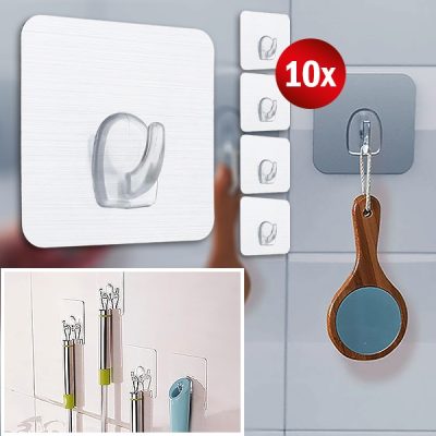 Průhledné nástěnné háčky | STICKYHOOKS