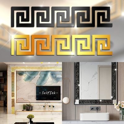 Elegantní 3D zrcadlové samolepky na zeď (10 ks) | GLOROB