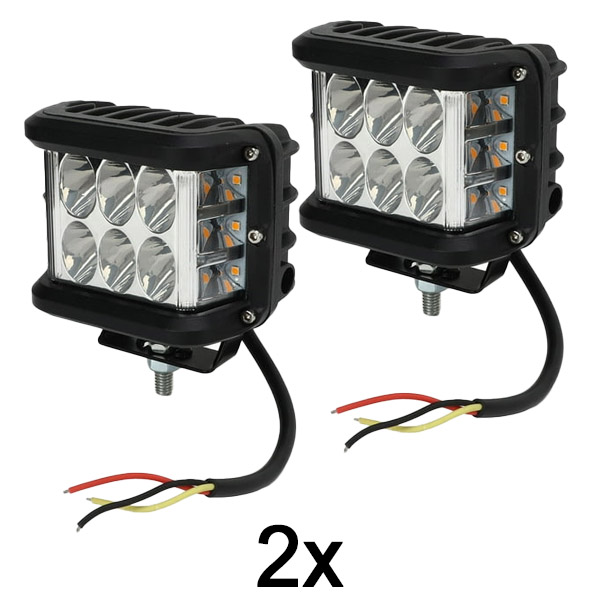 2x Ultimátní LED bezpečnostní světla pro vozidla | BOLTLIGHT
